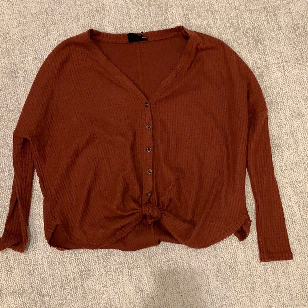 Urban Outfitters Tie Front Sweater